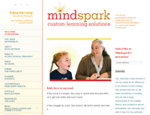 Tablet Screenshot of mindsparklearning.com